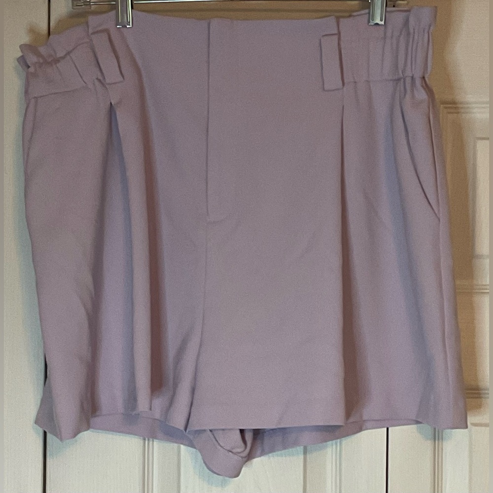 Nine West Lilac Lavender Purple Shorts‎ Size XL